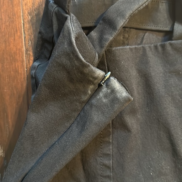 Banana Republic Solid Square Neck Dress Black 8 - Picture 8 of 12